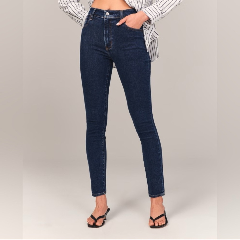 Size 20L Abercrombie & Fitch High Rise Super Skinny Ankle Jean